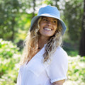 Hadley Wren Insect Shield® Mosquito-Repellent Bucket Hat — Powder Blue