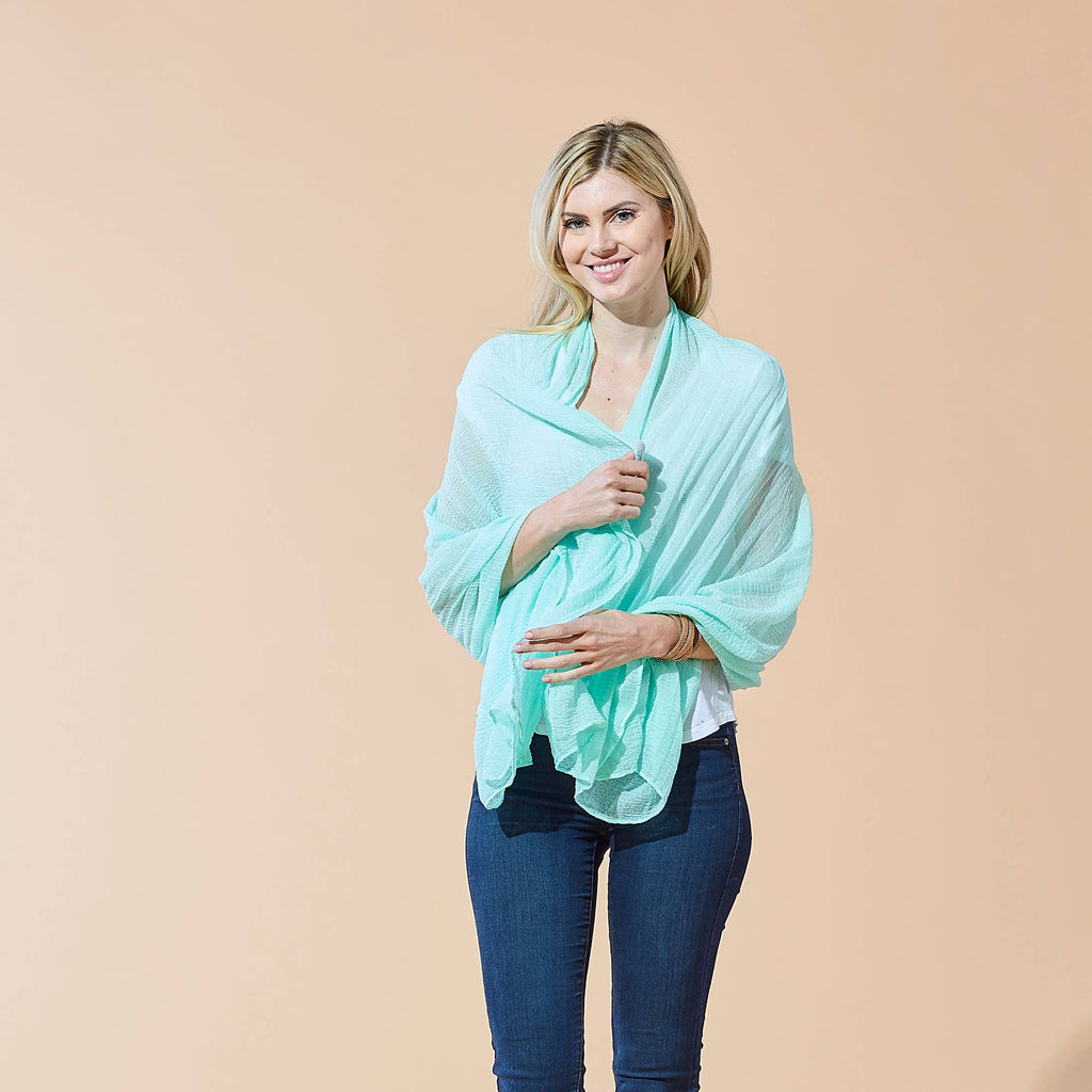 Hadley Wren Insect Shield® Mosquito-Repellent Scarf — Seafoam